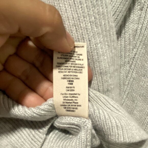 Free People Gingersnap Tunic Sweater Gray XS - Picture 4 of 8